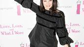 Ta-da! Fran Drescher shows her glee at opening with the new cast in the hit show.