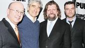 It's a brand new day for the Public Theater, and Executive Director Andrew D. Hamingson, board member and stage alum Sam Waterston, Artistic Director Oskar Eustis and board member Liev Schreiber (currently starring on Broadway in A View From the Bridge) are here to get it rolling.
