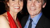 The radiant Connie Ray pulls her camera-shy onstage hubby Cotter Smith in for an opening night portrait.