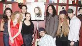Constantine Maroulis and the cast of Rock of Ages get &ldquo;High Enough&rdquo; at Maroulis&rsquo; big Sardi&rsquo;s portrait unveiling.