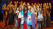 Jeannette Bayardelle as Dionne and cast in Hair.