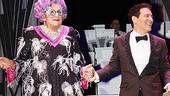 Bravo! Dame Edna and Michael Feinstein, Broadway&rsquo;s new odd couple, take their opening night bows.