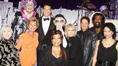 We told you it was starry! The All About Me stars pose with celebs Celeste Holm, Judge Judy Sheindlin, Elaine Stritch, Valerie Simpson, Judith Light, Dave Koz, Nick Ashford and Gloria Reuben.