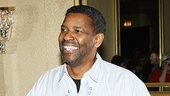 Denzel Washington grins as he sings the praises of his Fences co-star Viola Davis, who received a Special Citation from the Drama Critics for Sustained Achievement.
