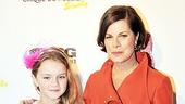 Tony winner Marcia Gay Harden turned Banana Shpeel into a family night, bringing along her adorable kids.