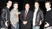 Billy Joel at Jersey Boys – Dominic Nolfi – Jarrod Spector – Billy Joel – Matt Bogart – Sebastian Arcelus