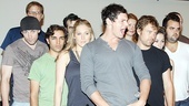 Benjamin Walker stands front and center as the cast of Bloody Bloody Andrew Jackson rocks out to “Populism, Yeah, Yeah.”