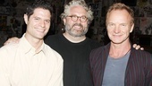 Sting chats with American Idiot’s Music Supervisor Tom Kitt and his Next to Normal writing partner Brian Yorkey. (Yorkey and Sting are reportedly collaborating on a new musical!)