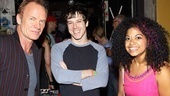 Sting joins Idiot’s onstage lovers John Gallagher Jr. and Rebecca Naomi Jones.