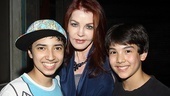 Waiting in the wings for performances this week and the chance to meet with VIP Priscilla Presley are Dayton Tavares and Alex Ko.