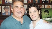 Dan Lauria poses with the true coach of Lombardi, director Thomas Kail. 