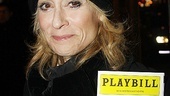 Lombardi’s Judith Light shows off her Gypsy of the Year program.