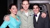 Cameron Adams (Kathy), Christopher J. Hanke (Bud) and Darren Criss (Finch) pose together for the last time.