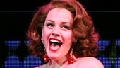 Elizabeth Stanley as Gussie Carnegie in Merrily We Roll Along.