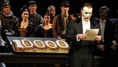 Phantom headliner Hugh Panaro reads a touching letter from director Hal Prince.