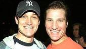 Former Raoul (and current standby) Michael Shawn Lewis and current Raoul John Cudia.