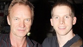 Stark Sands is all smiles in this snapshot with Sting.