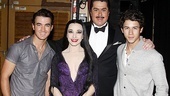 Despite being in the presence of the kooky Addams parents (Bebe Neuwirth and Merwin Foard, who was on for a vacationing Nathan Lane), Kevin and Nick Jonas feel no need to shout “S.O.S.”