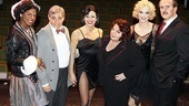 After the show, Roxie and Velma are joined onstage by fellow stars A.W. Marks (Mary Sunshine), Paul Kreppel (Amos Hart), Sally Struthers (Mama Morton) and George Dvorsky (Billy Flynn).