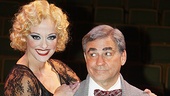 Onstage husband and wife Angie Schworer and Paul Kreppel get close. 