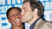 Memphis Second Broadway Anniversary – Chad Kimball – Montego Glover (kiss)