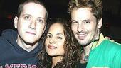Karmine Alers (center) and her Rent leading men, Matt Caplan (Mark) and Cary Shields (Roger).