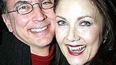 Chicago's musical director Rob Fisher with Lynda Carter, who recently played Chicago's Matron in the show in London's West End. Will Broadway be next? 