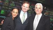 Analyze this!Robin Givens, Bruce Aust and John O'Hurleystand by their numbers.