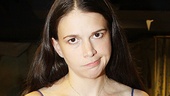Always willing to poke fun at herself, Sutton Foster poses with a prop from her show.