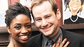 Chad and Montego Sardi’s caricatures – Chad Kimball – Montego Glover (portrait)