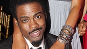 Inside the Tony Ball, Motherf**ker star Chris Rock celebrates with wife Malaak, co-star Annabella Sciorra and her date, singer Maxwell. 

