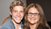 Broadway vocal coach Liz Caplan is on hand to help out Hunter Parrish and his co-stars. 