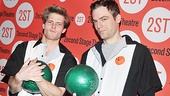 Weeds buddies and Broadway stars Hunter Parrish (Godspell) and Justin Kirk (Other Desert Cities) put on their best game faces. 
