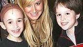 Tisdale meets young Beauty starsTrevor Braun and Alex Schetinger.