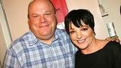 Chicago's new Amos Hart, Kevin Chamberlin, was happy to take a snap with Liza Minnelli.