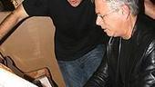 Photo Op - Alan Menken Preps Donny Osmond for Beauty and the Beast - Donny Osmond - Alan Menken (singing at piano)