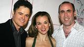 Photo Op - Donny Osmond Portrait at Tonys DiNapoli - Donny Osmond - Sarah Uriarte Berry - Jess Roth