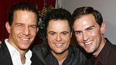 Photo Op - Donny Osmond Portrait at Tonys DiNapoli - Christian Hoff - Donny Osmond - Daniel Reichard