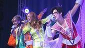 Photo Op - Mamma Mia! Fifth Anniversary - cc - Judy McLane - Carolee Carmello - Lori Haley Fox