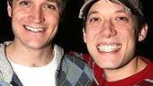 Speaking of couples, Phantom star Michael Shawn Lewis welcomed boyfriend John Tartaglia to the party (after he'd performed down the street in Beauty and the Beast, of course).