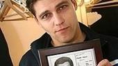 Photo Op - Jersey Boys in SF - Deven May (Frankie Valli mug shot)