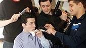 Photo Op - Jersey Boys in SF - Erich Bergen - Christopher Kale Jones - Michael Ingersoll - Deven May (barber shair)