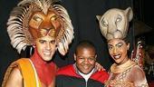 Photo Op - Kyle Massey at The Lion King - Josh Tower - Kyle Massey - Kissy Simmons (smile)