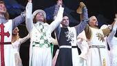 Photo Op - Spamalot opens in Las Vegas - cc - John O'Hurley - company members