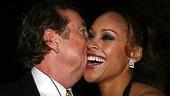 Photo Op - Spamalot opens in Las Vegas - Eric Idle - Nikki Crawford (kiss)