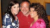 The man who made Hairspray sing, composer Marc Shaiman, squeezes in for a pic with Ricki Lake and Marissa Jaret Winokur.