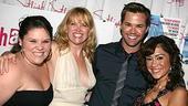 Photo Op - Lance Bass Opens in Hairspray on 5th Anniversary - Michelle Dowdy - Leah Hocking - Andrew Rannells - Diana DeGarmo