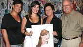 Photo Op - Ashley Brown & Gavin Lee at Sardi's - Ashley Brown - (family) - Melissa - Marsha - Jim