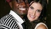 Photo Op - Idina Menzel at Madison Square Garden - Taye Diggs - Idina Menzel -1 
