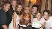 Photo Op - Mamma Mia! Fed Ex Event - Pearce Bunting - Ben Livingston - Judy McLane - Carolee Carmello - Christopher Shyer - Carey Anderson - Andy Kelso 